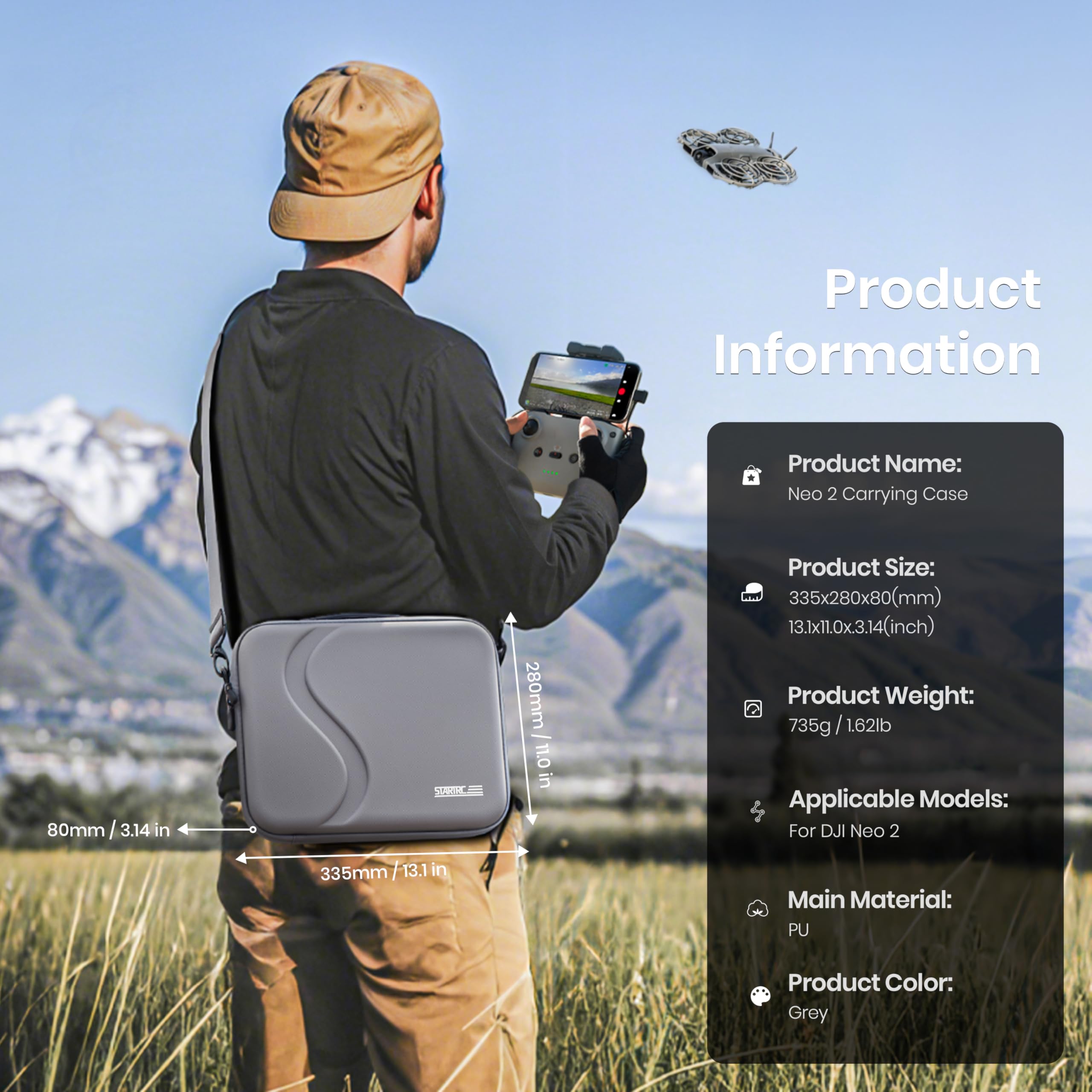 Rc Helicopter Bag - Чехол для аксессуаров DJI Neo 2