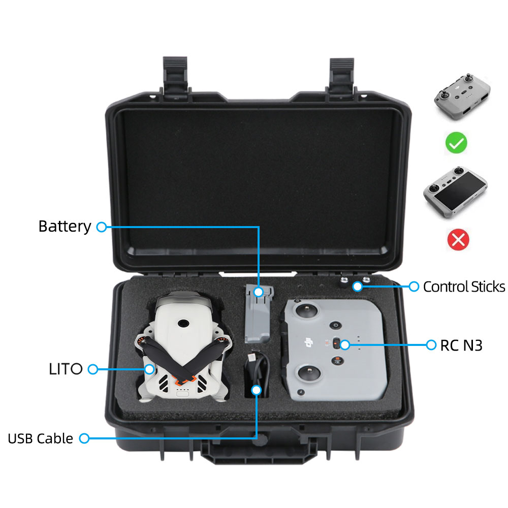 Портативный кейс для DJI Lito  – обзор и цена Rc Helicopter Bag